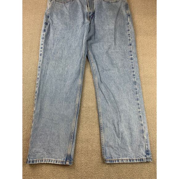 Levi's Men's 34x29 550 Relaxed Fit Blue Light Wash Straights Jeans - Picture 11 of 14